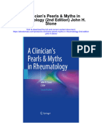 A Clinicians Pearls Myths in Rheumatology 2Nd Edition John H Stone Full Chapter