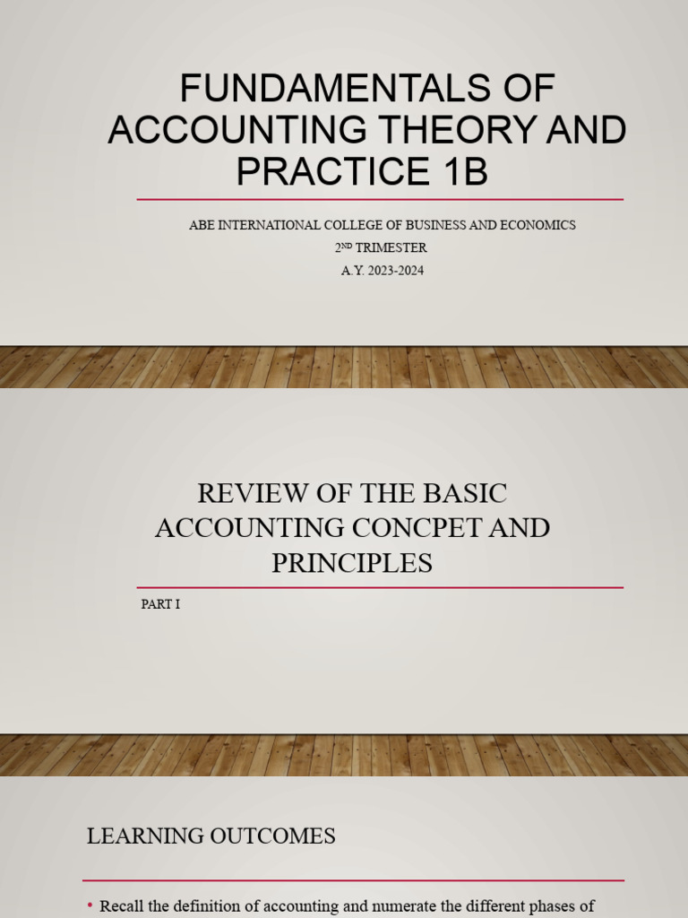 Accounting Practice and Theory 1B | Download Free PDF | Debits And ...