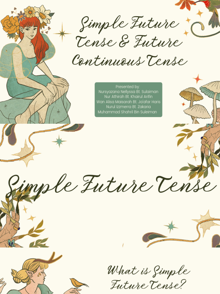Simple Future Tense & Future Continuous Tense | PDF | Verb ...