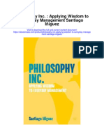 Download Philosophy Inc Applying Wisdom To Everyday Management Santiago Iniguez all chapter