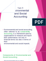 Topic 6 Environmental and Social Acctg