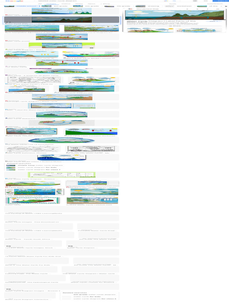 Labeled Water Cycle Diagram - Google Search | PDF