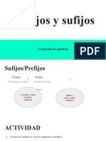 Prefijos y Sufijos