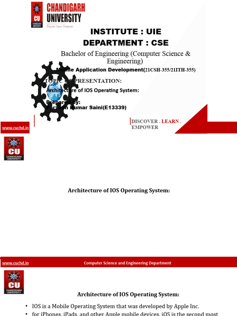 Lecture 3.3.2 | PDF | Ios | Operating System