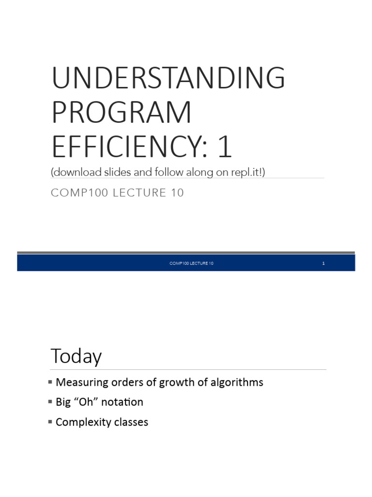 Lec 10 Download Free Pdf Time Complexity Algorithms