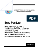 PENGURUSAN PEMBANGUNAN PENYELIDIKAN Buku Panduan Maklumat Penubuhan Dan TOR Mesyuarat - Jawatankuasa - UPNM - Edisi Kedua - 9.1.2018