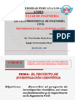 El Proyecto de Investigaciòn