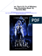 Download L Is For Lunar The A B Cs Of Witchery Moonbeam Chronicles Book 12 Carolina Mac full chapter