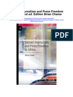 Tabloid Journalism and Press Freedom in Africa 1St Ed Edition Brian Chama Full Chapter