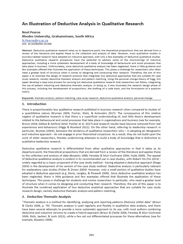 DEDUCTIVE AND INDUCTIVE APPROACHES TO DATA ANALYSIS intelligence overview