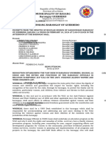 Municipality of Bauang Barangay GUERRERO Sangguniang Barangay of Guerrero