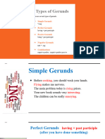 Gerundstypes of Gerund Ad Functions of Gerunds Flashcards Grammar Guides 126665