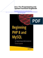 Download Php 8 Basics For Programming And Web Development Gunnard Engebreth all chapter