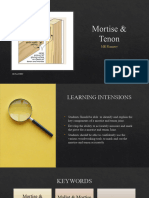 Mortise and Tennon