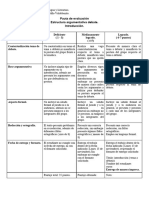 Pauta de Evaluación Argumentación. 3°