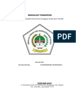 Makalah Tangapan M.farhan D3 Kep