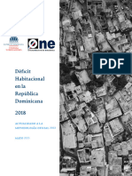 Metodología Oficial para La Medición Del Déficit Habitacional en República Dominicana Actualización 2022