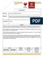 Proceso de Baja