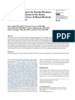 Lindlof Et Al 2023 Empowering Support For Family Members of Brain Injury Patients in The Acute Phase of Hospital Care A