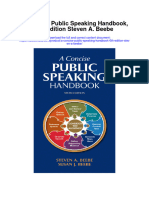 Download A Concise Public Speaking Handbook 6Th Edition Steven A Beebe full chapter