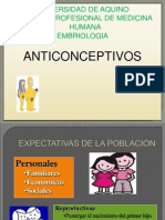 Presentación anticonceptivos