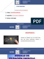 Tildación Especial - Ucss