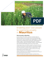 Enabling Poor Rural People to Overcome Poverty in Mauritius