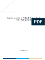Study - Museum Security In Finland, A Case Study - Troh (2015 Laurea UNiversity)