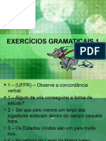 Exercícios Gramaticais 1
