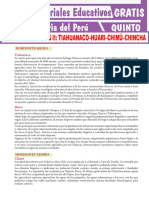 Culturas Preincas II para Quinto Grado de Secundaira - Organized