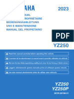 YZ250 Manual Usuario