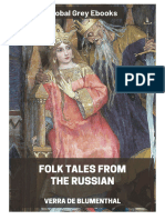 Folk Tales From the Russian _Verra de Blumenthal