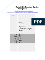 Download Physics Of Spin Orbit Coupled Oxides Gang Cao all chapter