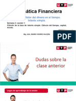 S03 - s1 - Cálculo de La Tasa de Interés Simple, Cálculo Del Tiempo, Capital y Monto