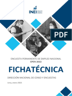 804-Ficha Tecnica - ENCUESTA PERMANENTE DE EMPLEO NACIONAL - EPEN 2022