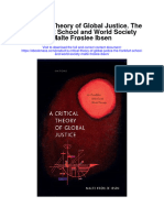 Download A Critical Theory Of Global Justice The Frankfurt School And World Society Malte Froslee Ibsen full chapter