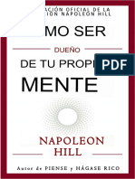 CÓMO SER DUEÑO DE TU PROPIA MENTE - Napoleon Hill