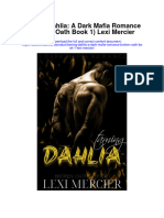 Taming Dahlia A Dark Mafia Romance Broken Oath Book 1 Lexi Mercier Full Chapter