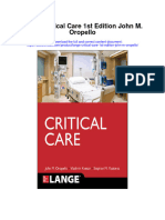 Lange Critical Care 1St Edition John M Oropello Full Chapter