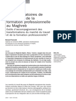 Les Observatoires de L'emploi Et de La FP Au Maghreb