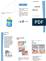 Triptico Elementos de Higiene Oral