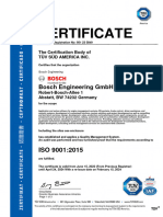Certificado ISO BOSCH