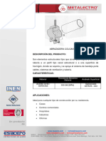 Ficha Técnica Abrazadera Colgante Fija