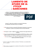 LAS SANCIONES Del Reglamento General Del FTCCP