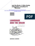 Language and The Brain A Slim Guide To Neurolinguistics Jonathan R Brennan Full Chapter