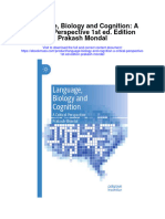 Language Biology and Cognition A Critical Perspective 1St Ed Edition Prakash Mondal Full Chapter