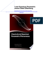 Classical and Quantum Parametric Phenomena Oded Zilberberg Full Chapter