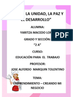 Trabajo de Educación Oara El Trabajo