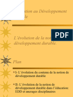 La Notion de Developpement Durable