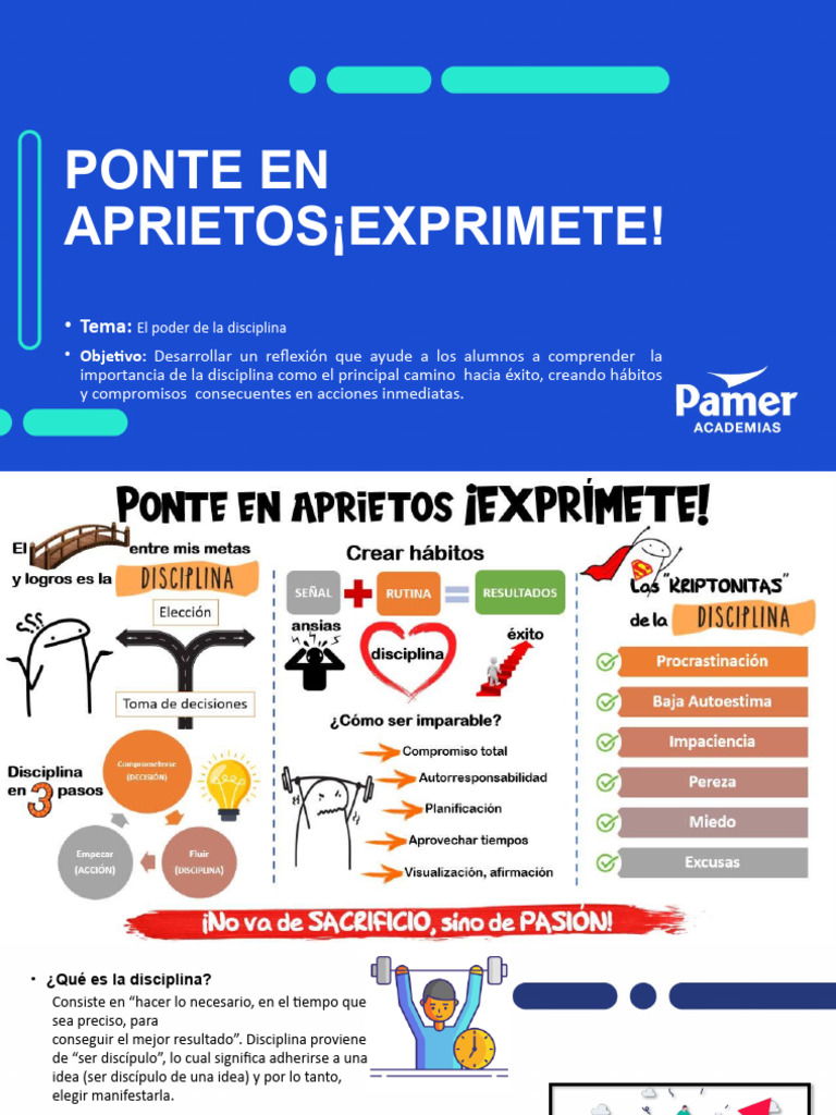 El Poder de la Disciplina: 3 Pasos Clave | PDF | Relaciones personales ...